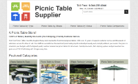 One of our featured stores - PicnicTableSupplier.com
